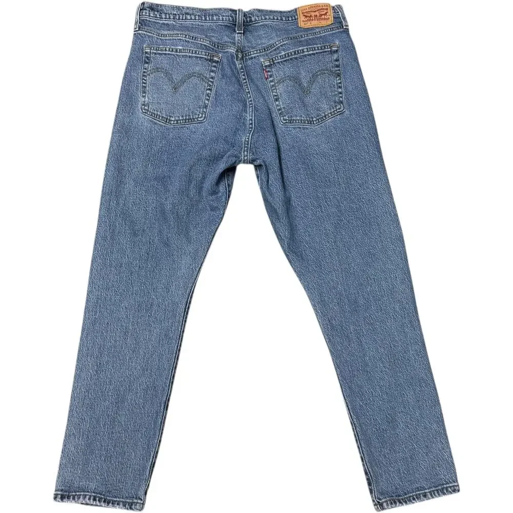 Levi's 501 Medium Wash Skinny Button Fly Jeans 32x28
